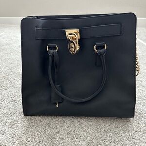 Michael Kors Hamilton Large North South Black Tote - Good Condition